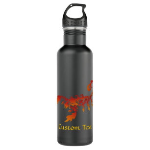 Flames Scorpion Stainless Steel Water Bottle