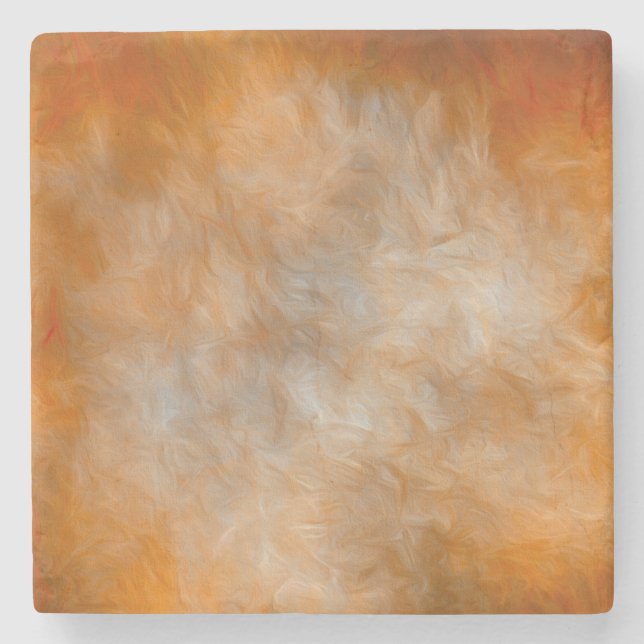 Flames Stone Coaster (Front)