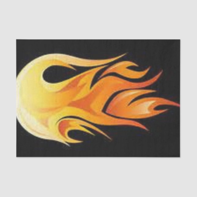 Flames Tissue Paper (Front)