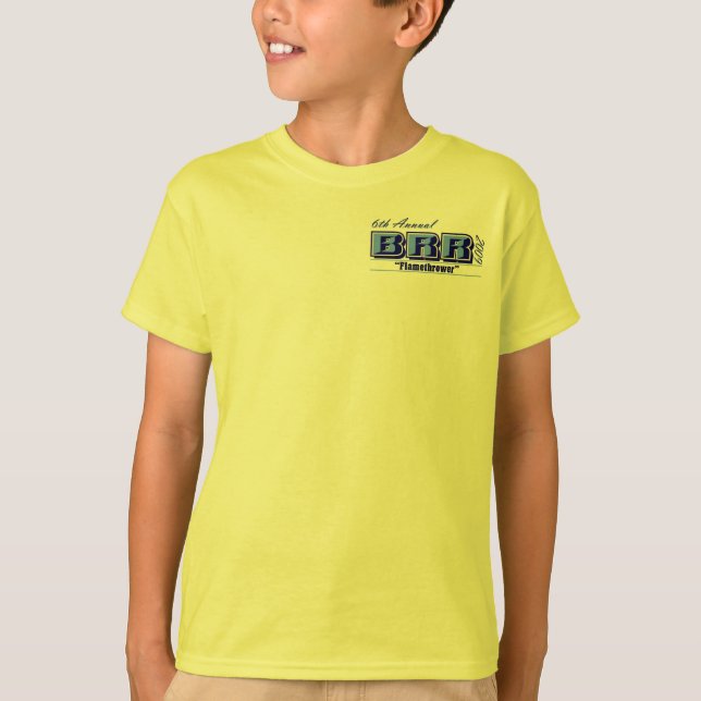 Flamethrowers Personalised BRR Shirt (Front)
