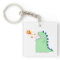 Flamey the Dragon Acrylic Keychain