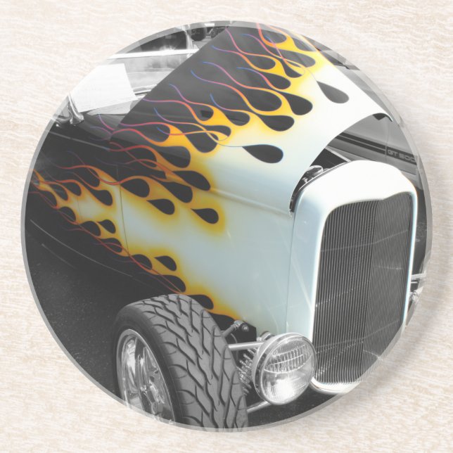 Flamin' Hot Rod Coaster (Front)