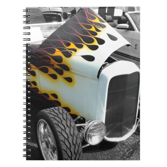 Flamin' Hot Rod Notebook (Front)