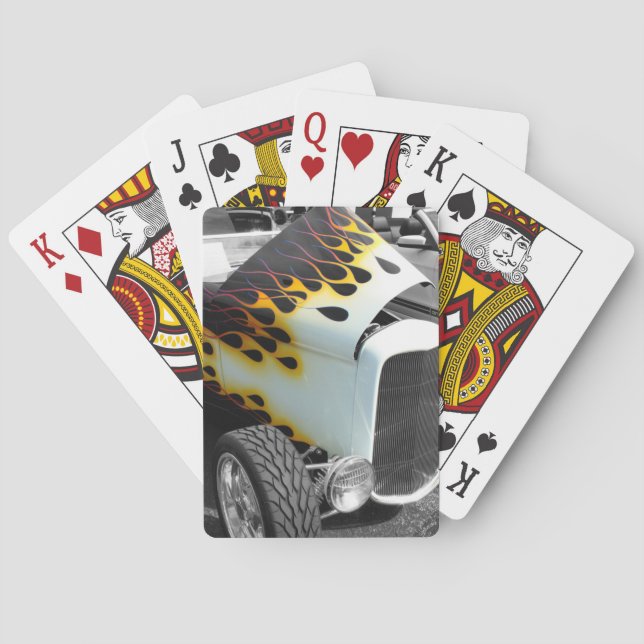 Flamin' Hot Rod Playing Cards (Back)