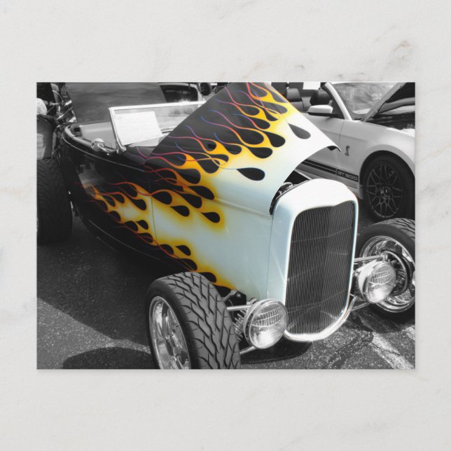 Flamin' Hot Rod Postcard (Front)