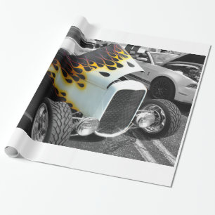 Flamin' Hot Rod Wrapping Paper