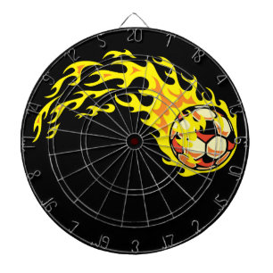 Flamin' Soccer Ball Dartboard