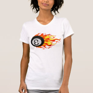 Flaming 8 Ball T-Shirt