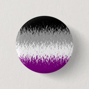 "Flaming A" Asexual Flag Button