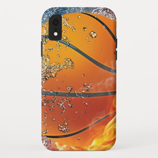 Flaming basketball Case-Mate iPhone case (Back)