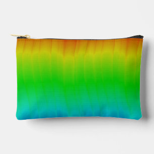 Flaming colour rainbow accessory pouch