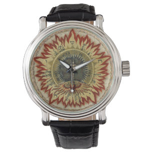 Flaming Cosmic Rose Watch