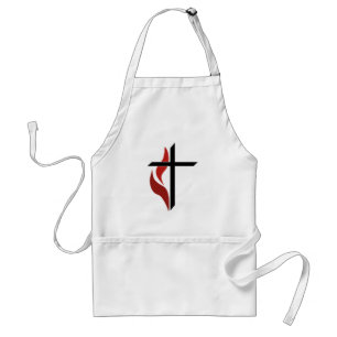 Flaming Cross Standard Apron