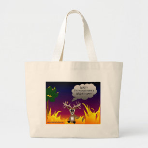Flaming Deer Tote