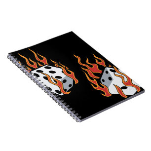 Flaming Dice Notebook