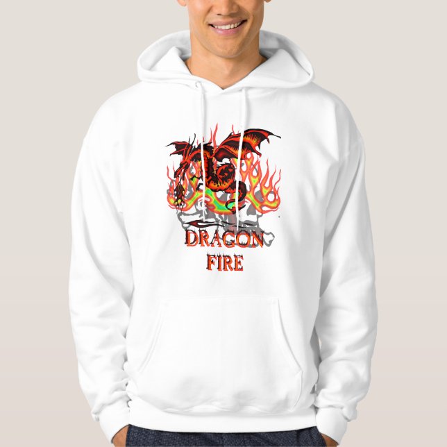 Flaming Dragon Hoodie (Front)