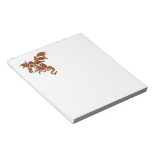 Flaming Dragon Notepad