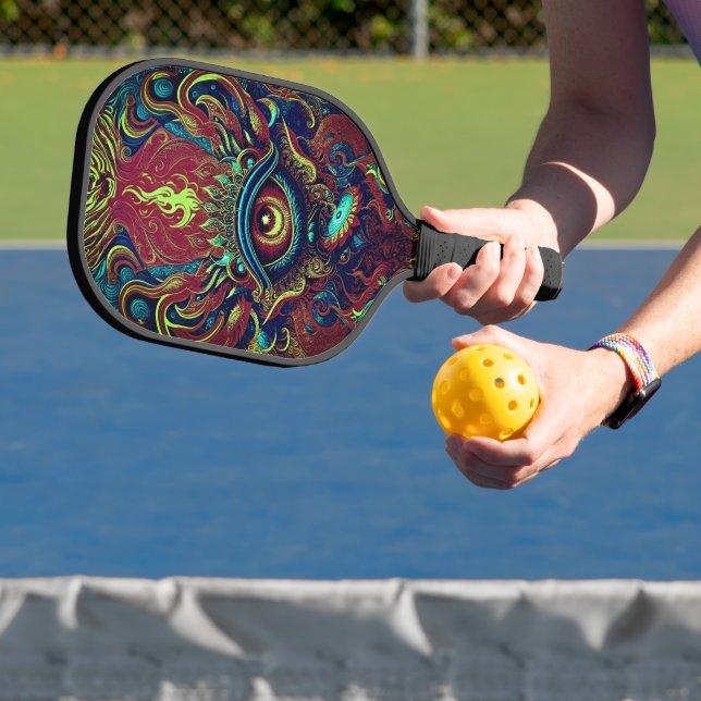 Flaming Eye Spiritual Pickleball Paddle (Insitu)