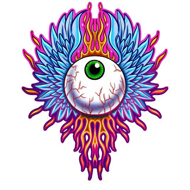Flaming eye T-Shirt (Creator Uploaded)