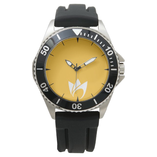 Flaming Fire (orange flames) Watch (Front)