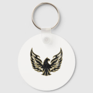 Flaming Firebird Key Ring