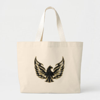 Flaming Firebird Large Tote Bag