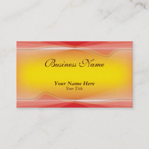 flaming floral business card