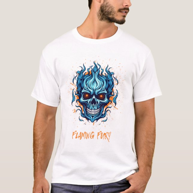 Flaming Fury T-Shirt (Front)