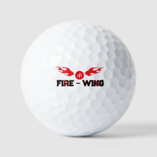 Flaming Golf Ball Fire Wings