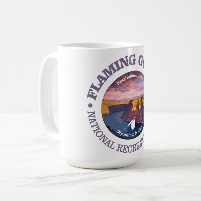 Flaming Gorge NRA (rd) Coffee Mug (Front Left)