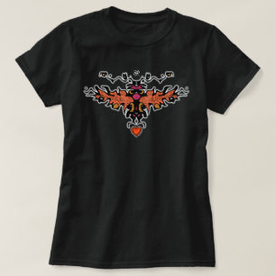 Flaming harpy colourful cool sketch v4 T-Shirt