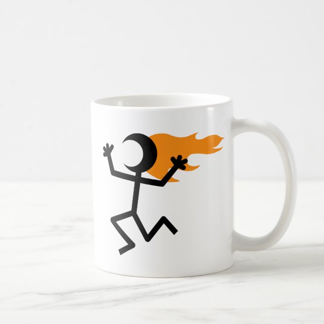 Flaming Head Coffee Mug (Right)