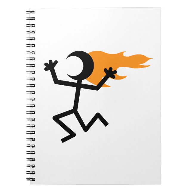 Flaming Head Notebook (Front)