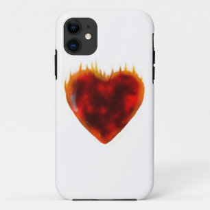 Flaming Heart iPhone 11 Case