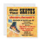 Flaming Ice Skating Birthday Party Invitation