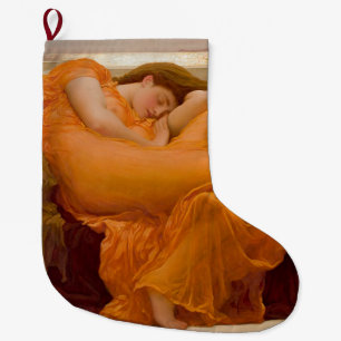 Flaming June (by Frederic Leighton) Large Christmas Stocking