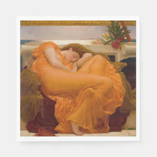 Flaming June (by Frederic Leighton) Napkin