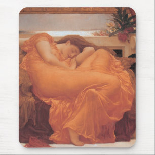Flaming June by Frederick Leighton Mouse Pad