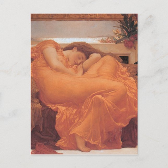 Flaming June by Frederick Leighton Postcard (Front)