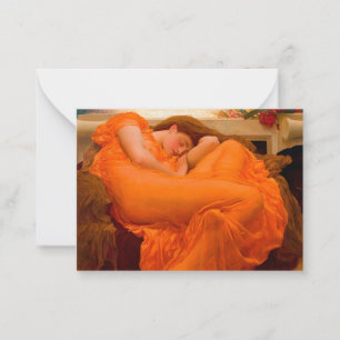 Flaming June by Lord Frederic Leighton Card