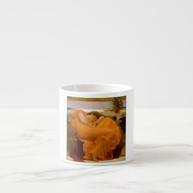 Flaming June by Sir Frederic Leighton Espresso Cup (Front)