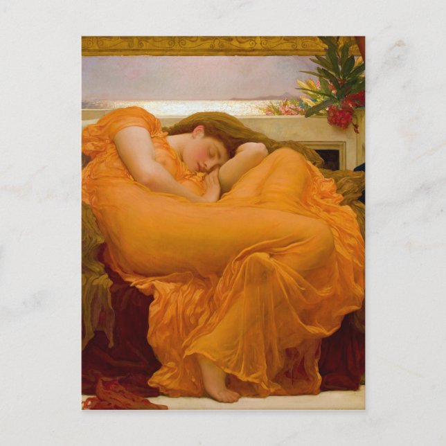 Flaming June by Sir Frederic Leighton Postcard (Front)
