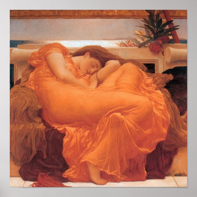 Flaming June Canvas Print (Front)