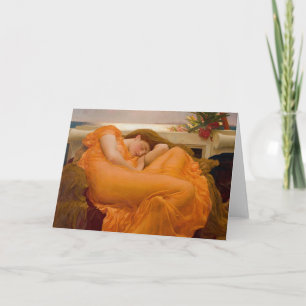 Flaming June - Frederic Lord Leighton Card