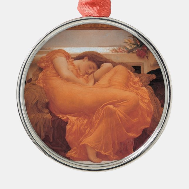 Flaming June Metal Tree Decoration (Front)
