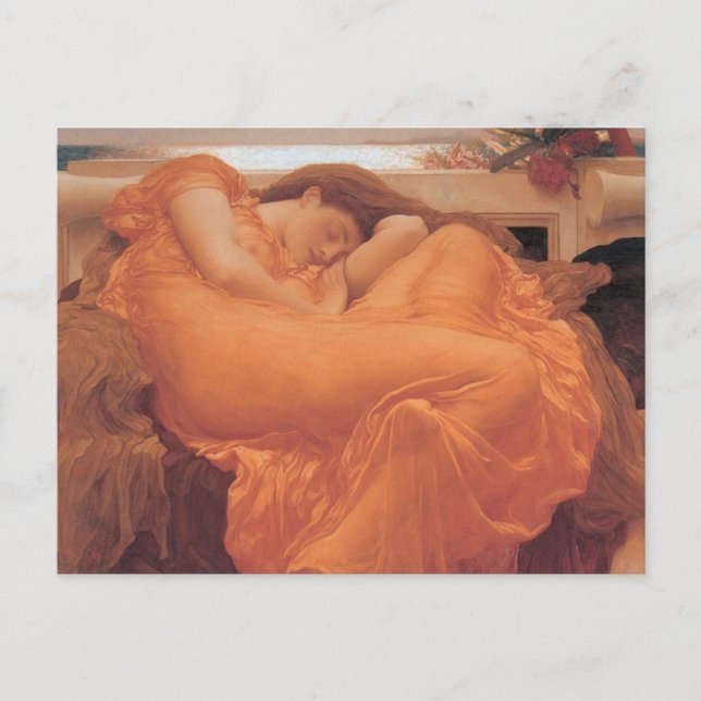 Flaming June Postcard (Front)