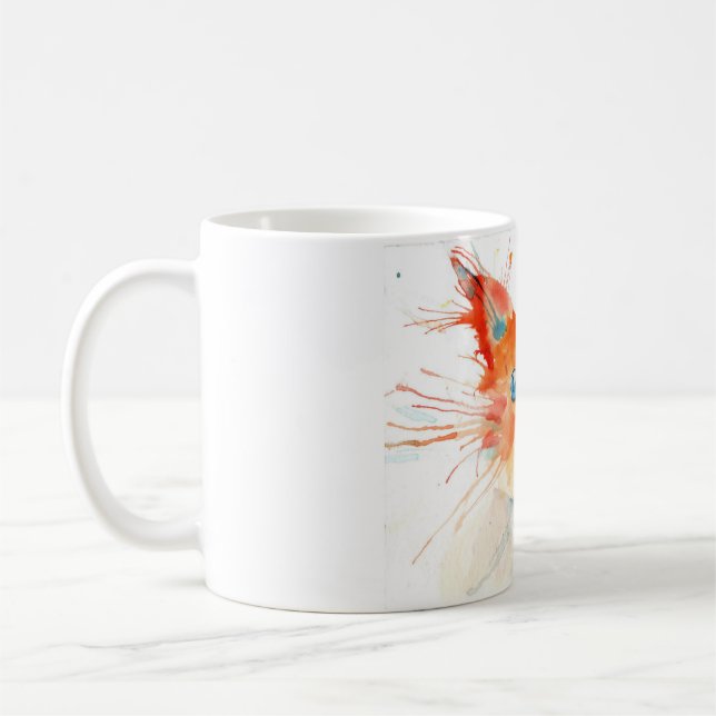 Flaming Kitty Mug (Left)