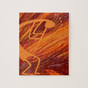 Flaming Kokopelli Jigsaw Puzzle