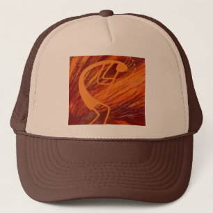 Flaming Kokopelli Trucker Hat