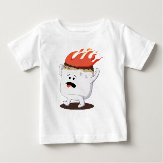 Flaming Marshmallow Baby T-Shirt